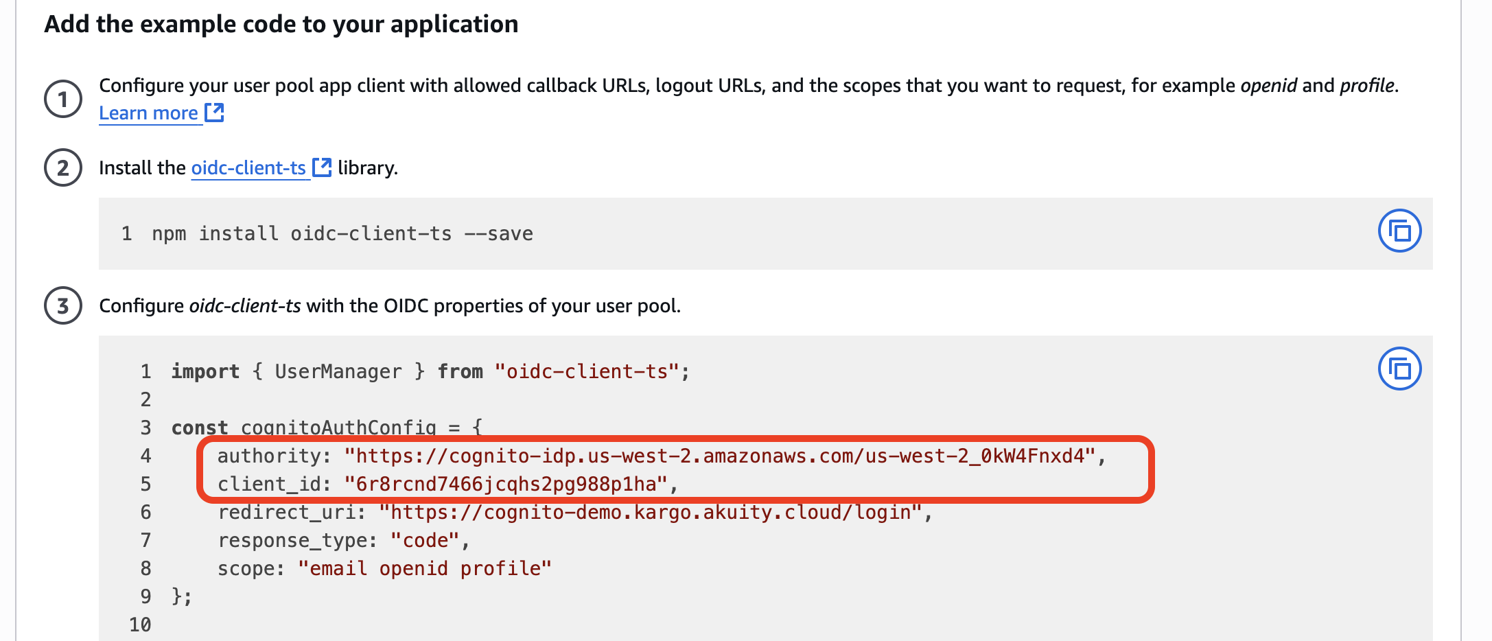 Retrieve Client Config